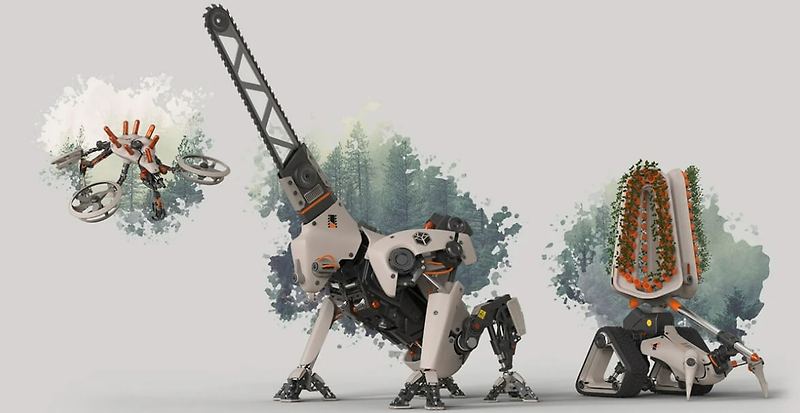 세계 삼림 재건 로봇 경비대원 VIDEO: Robot rangers designed to rehabilitate the world’s forests