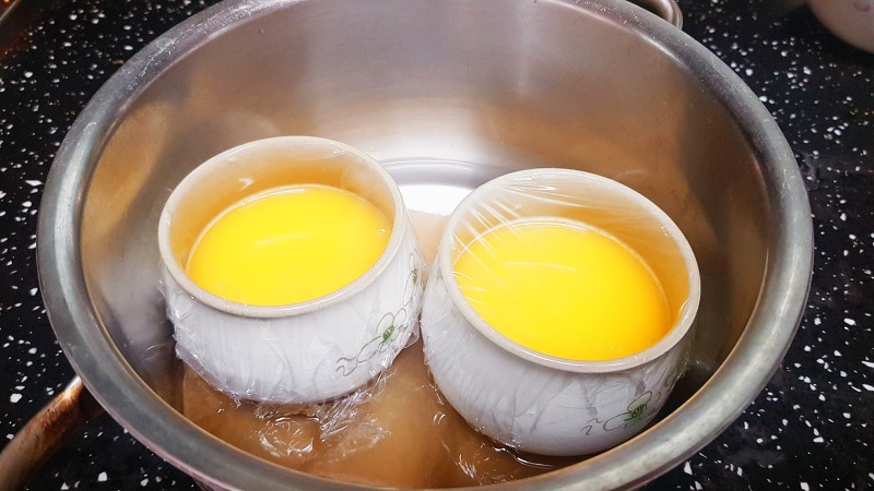 일본식 계란찜 만들기 푸딩 계란찜 만드는법 조리순서 팁