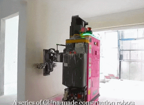 건설작업 능률 개선 중국 로봇 ㅣ 한국의 인간모형 3D 프린터 공장 VIDEO:Construction robots help improve work efficiency in China