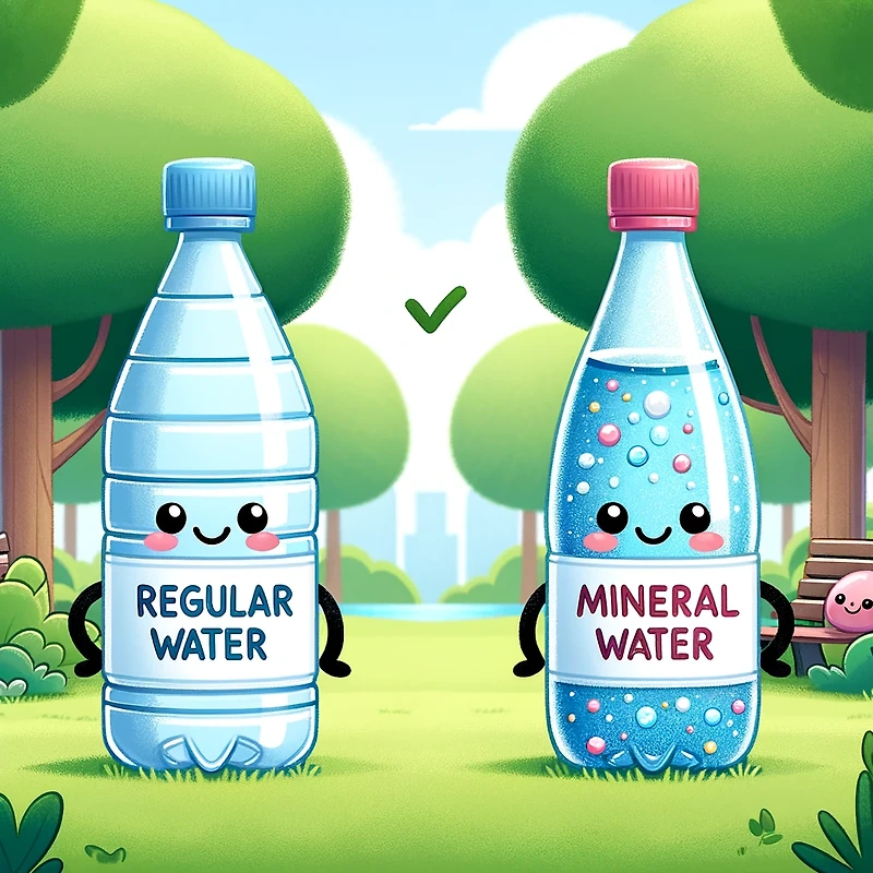 미네랄워터 vs 일반 물: 수분 보충과 건강에 미치는 영향 비교