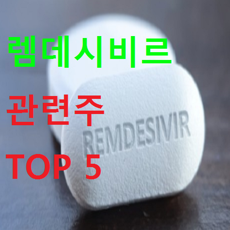 렘데시비르 관련주 TOP 5 총정리