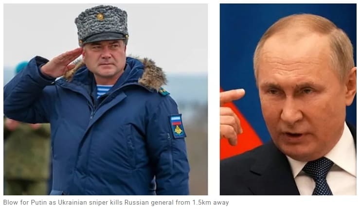 우크라이나 스나이퍼, 1.5km 거리에서 러시아 최고위급 장성 사살 ㅣ 전설적  여성 저격수, 루드밀라 파블리첸코  VIDEO: Blow for Putin as Ukrainian sniper kills Russian general from 1.5km away ㅣ Legendary Ukraine sn..