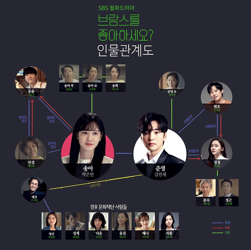 브람스를 좋아하세요 인물관계도