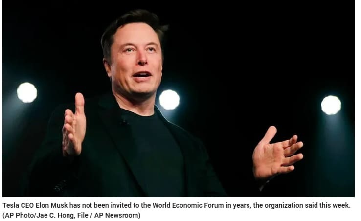 세계에서 가장 배타적인 엘리트 모임 '다보스 포럼' VIDEO: Elon Musk hasn't been invited to World Economic Forum in years...
