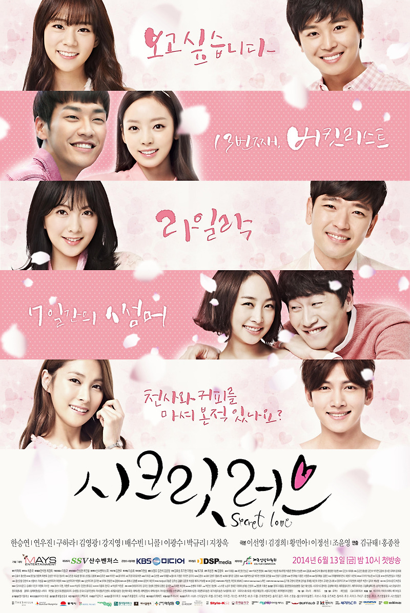 [한국드라마] 2014 시크릿 러브 (한승연,연우진,구하라,김영광,강지영,배수빈,정니콜,이광수,박규리,지창욱)
