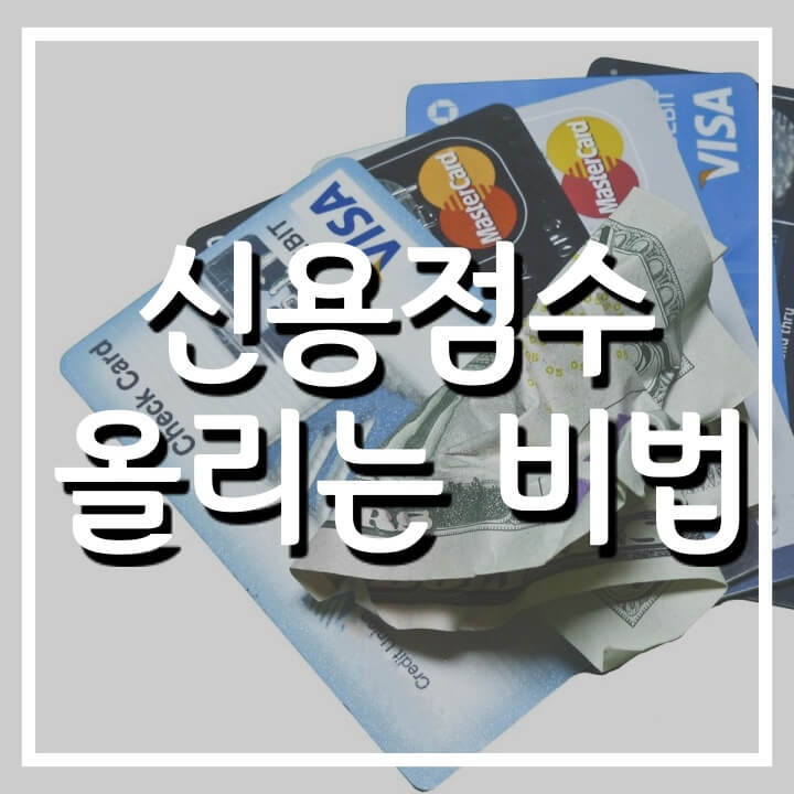 신용점수 올리기 피해야할 3가지 ( 고신용자의 관리 비밀)