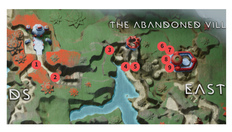 갓 오브 워 라그나로크 / 버려진 마을 공략 및 지도 100%