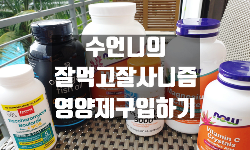 수언니의 잘먹고 잘사니즘 1탄 [해외에서 영양제 구입하기/아이허브 주문방법/라자다 주문방법/필리핀보홀]
