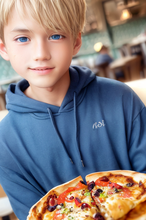 [Boy-188] character, boy, youth, handsome, live-action, photography, blonde, blue, wall, free, image, restaurant, restaurant, building interior background