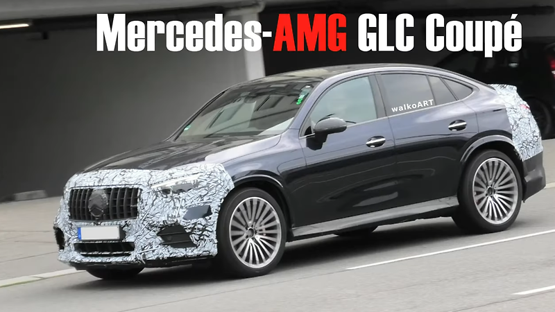 2024 Mercedes AMG GLC Coupe 스파이샷