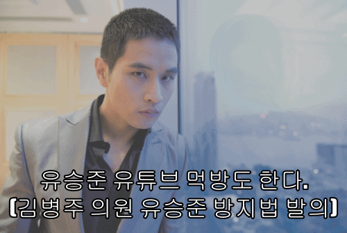 유승준 유튜브 먹방도 한다.(김병주 의원 유승준 방지법 발의)