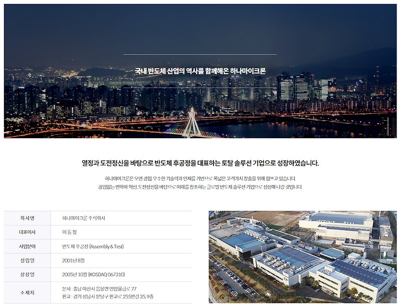 하나마이크론 주가 관련 뉴스 분석