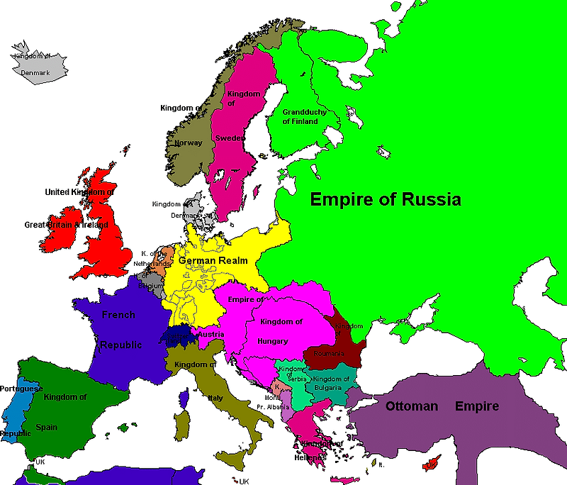 1차 세계대전 직전의 유럽(1914)