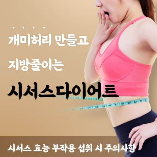 개머허리 만들고 지방줄이는 시서스다이어트 시서스가루 효능 부작용 섭취 시 주의사항/cissus