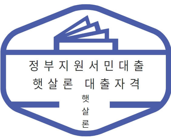 정부지원서민대출 햇살론 대출자격
