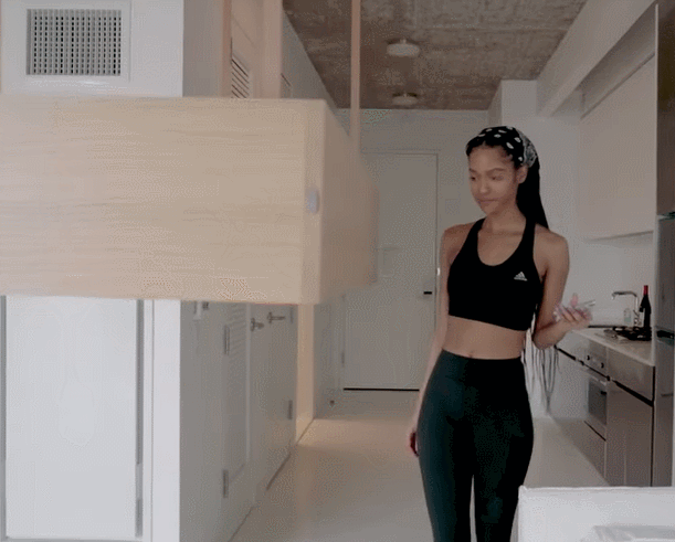 가구를 움직이는 첨단 로봇이 있는 아파트  VIDEO:BIG's 'the smile' apartments include high-tech robots that put away your furniture