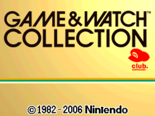 닌텐도 - 게임 & 워치 컬렉션 (ゲーム＆ウォッチ コレクション - Game & Watch Collection) NDS - ACT (액션)
