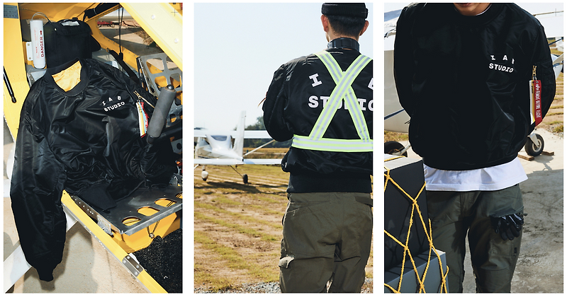 IAB STUDIOX ALPHA INDUSTRIES (아이앱 스튜디오 x 알파인더스트리) - 전부 사자!!!!!!! ( 마원 추천, 남성 MA - 1, ma1 )
