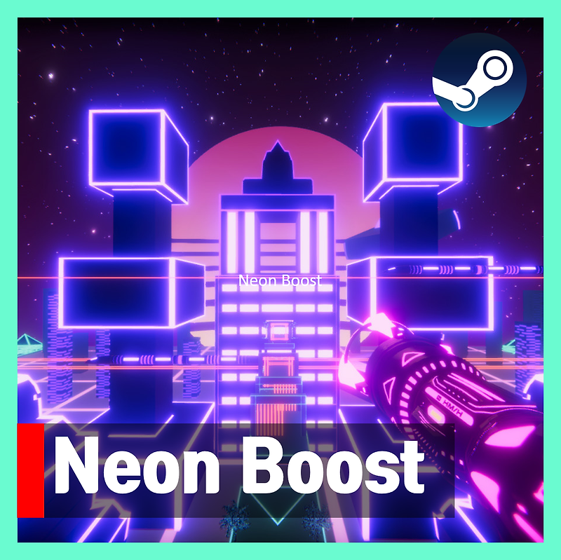 스팀 파쿠르 게임 Neon Boost 다운로드