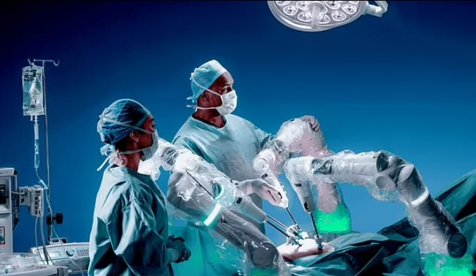 영국 첫 암 로봇 수술 성공 VIDEO: Versius robot aims for 'minimal access' in life-saving surgery