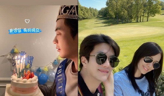 손태영, 권상우 46세 생일 축하..결혼 14년차에도 '달달'