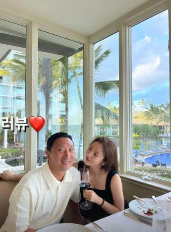 손담비, 하와이서 종잇장 몸매 깜짝! 이규혁 향한 눈빛 [사진]