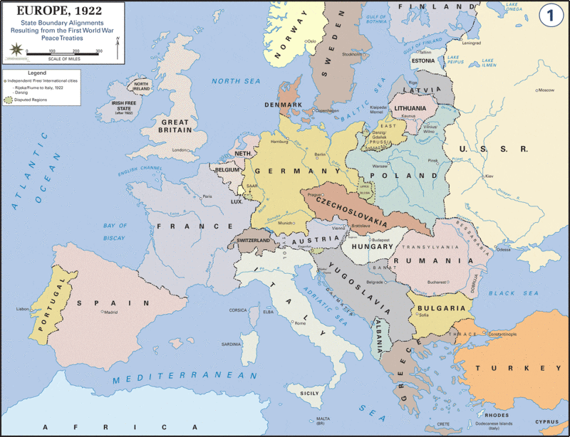 1922년 유럽