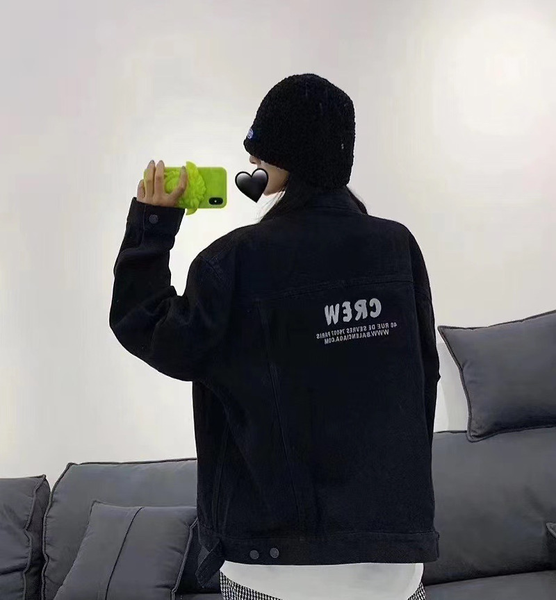 [BALENCIAGA] 발렌시아가 크루 데님 자켓 628701 TEW35 1105