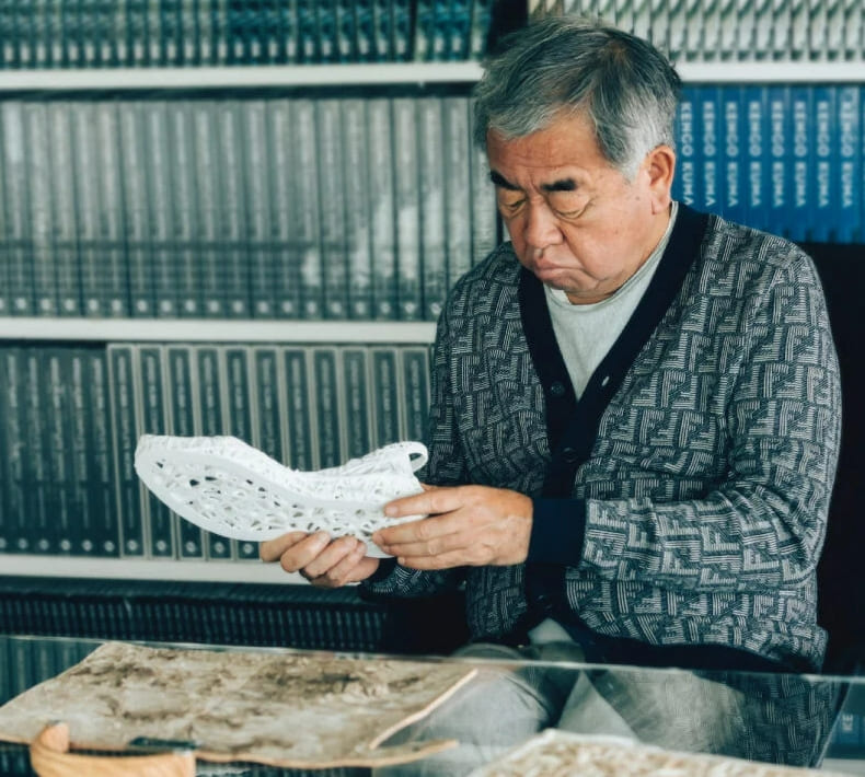 겐고 쿠마, FENDI 컬렉션 재해석 VIDEO: Kengo kuma reinterprets FENDI collection with japanese paper...