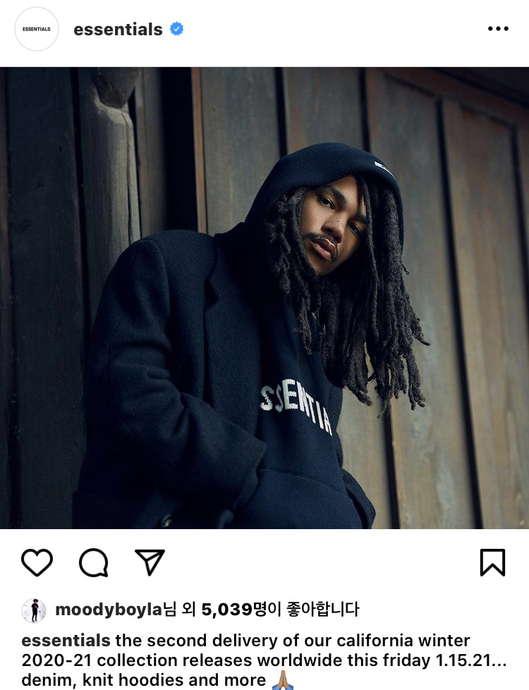 피어오브갓 에센셜 2021 드랍(드롭 DROP ) 품목 업데이트( 피오갓 에센셜, Fear Of God )(스트릿 패션,  제리 로렌조 패션, 피어오브갓 에센셜 직구 방법, 사이즈, 후드, 바지, 스웬 팬츠, 스웻 셋업 , ..