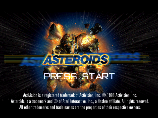 Activision - 애스트로이즈 3D 북미판 Asteroids 3D USA (플레이 스테이션 - PS - iso 다운로드)