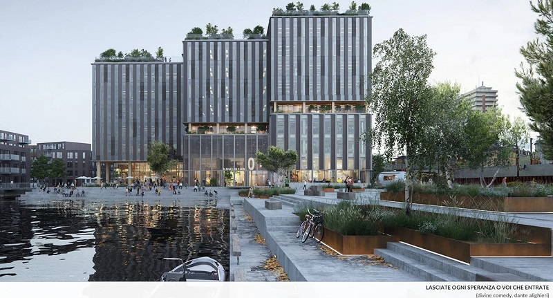 100% 목재로  만들어진  코펜하겐의 친환경 대형 복합 빌딩 Henning larsen unveils design for large mixed-use timber building on copenhagen waterfront