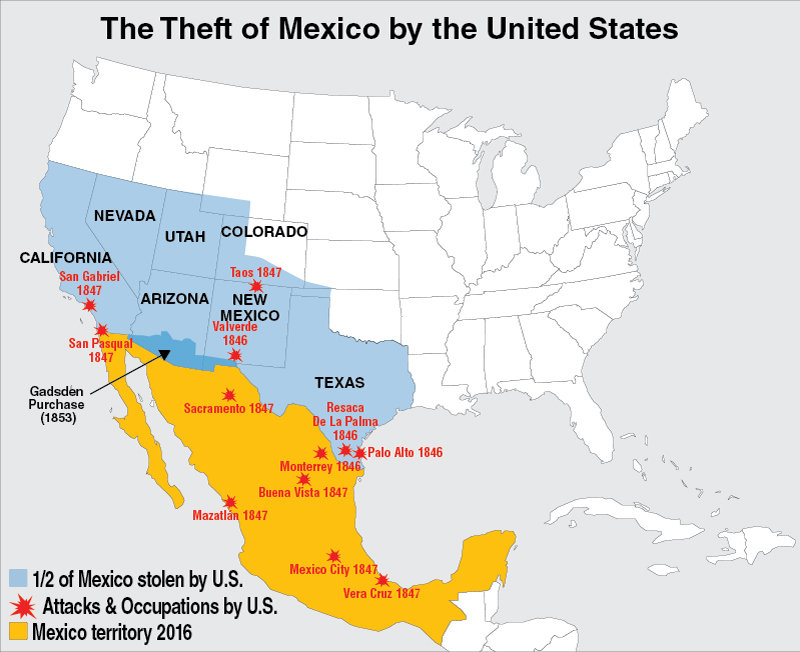 1846~1848년 : 미국-멕시코 전쟁