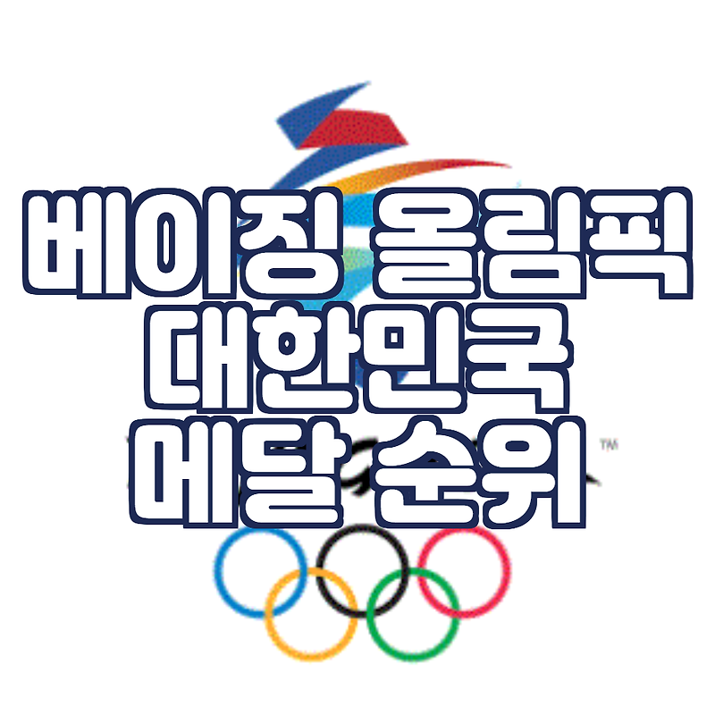 2022 베이징 동계 올림픽 우리나라 메달 현황과 순위