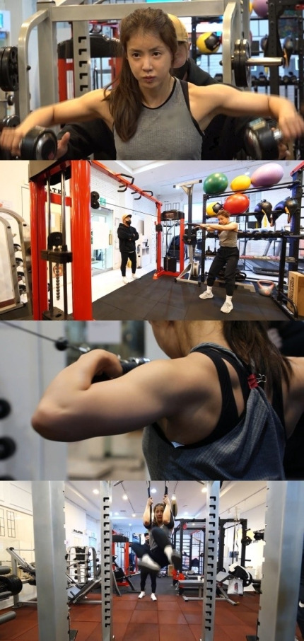 '전참시' 이시영, 아들 업고 북한산 오르더니...또 역대급 하드코어 운동! [사진]