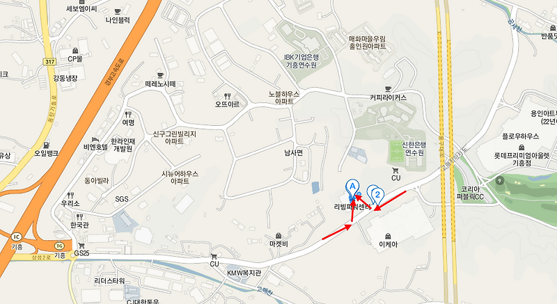 기흥 리빙파워센터 - 주차 정보 (필독!) / 버스 교통편 정보