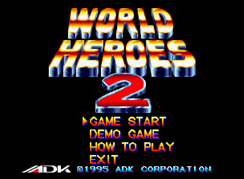 ADK - 월드 히어로즈 2 세계판 World Heroes 2 World (네오지오 CD - NG-CD - iso 다운로드)