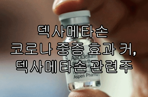 덱사메타손 코로나 중증 효과 커, 덱사메타손 관련주