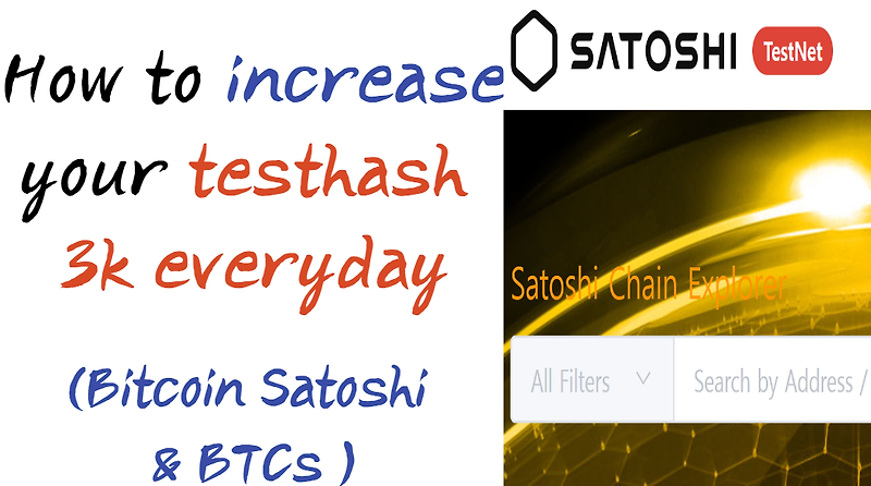 How to increase your testhash 3k everyday after 10k in first _Bitcoin Satoshi & BTCs