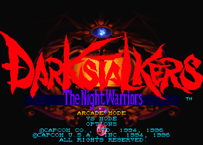 캡콤 (CAPCOM) - 다크스토커즈 더 나이트 워리어즈 북미판 Darkstalkers The Night Warriors USA (플레이 스테이션 - PS - iso 다운로드)