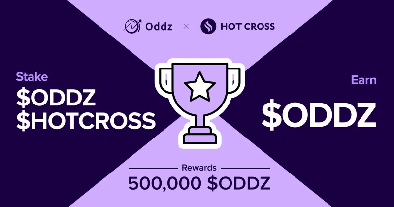 [Oddz] Hot Cross에서 $ODDZ와 $HOTCROSS를 스테이크하세요