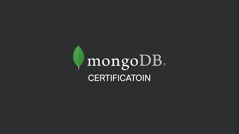mongoDB 자격증 취득 방법