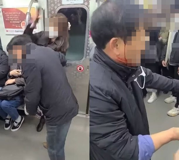 [사회이슈] 지하철 폭행녀 사건