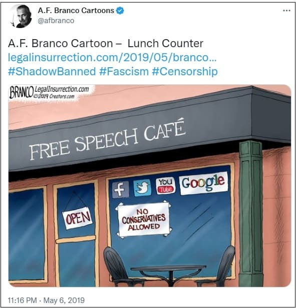 보수주의자들은 여기에 출입금지 VIDEO: Branco Cartoon: Lunch Counter- Separate but not equal