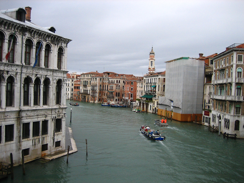 이탈리아 베니스 여행기 - 베네치아 S.M.N. 중앙역, 리알토다리, 유리공예품과 가면