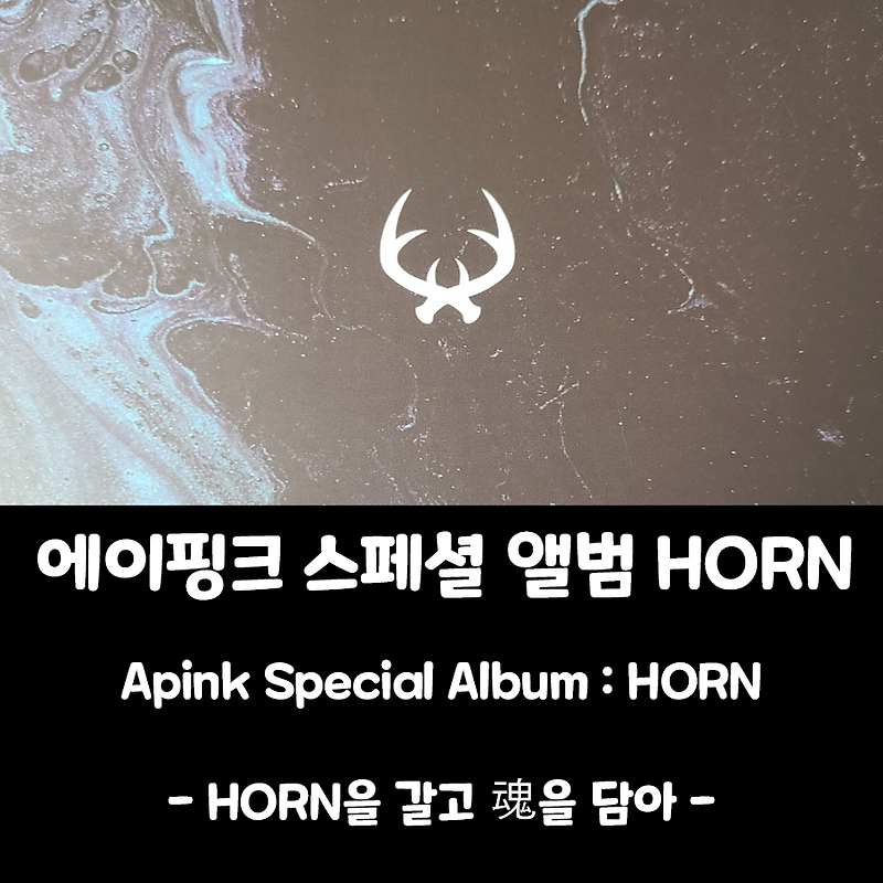 [에이핑크 앨범] Apink Special Album : HORN (Black Ver.)