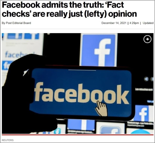 선배가 알려주는 하태경 ㅣ충격! 페이스북, 팩트-체크는 가짜 시인 Facebook admits the truth: ‘Fact checks’ are really just (lefty) opinion