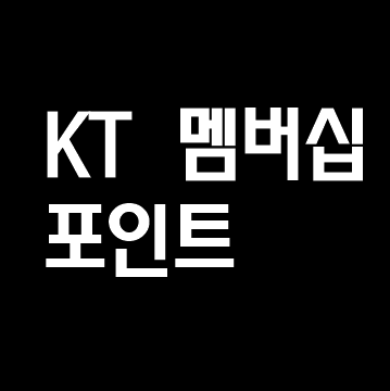 KT 멤버십 포인트 사용처 모음