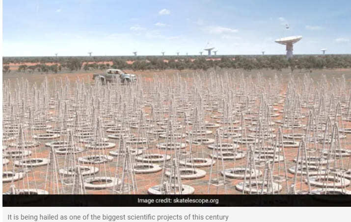 외계인 작은 신호도 잡아낼 수 있는 세계 최대 우주전파망원경 건설 착수 VIDEO:Construction begins on Australia’s Square Kilometre..