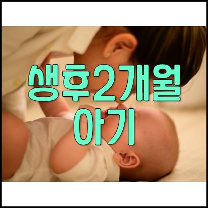 생후 2개월 아기 성장 발달 과정 및 육아(예방접종,코막힘,땀띠,변비)